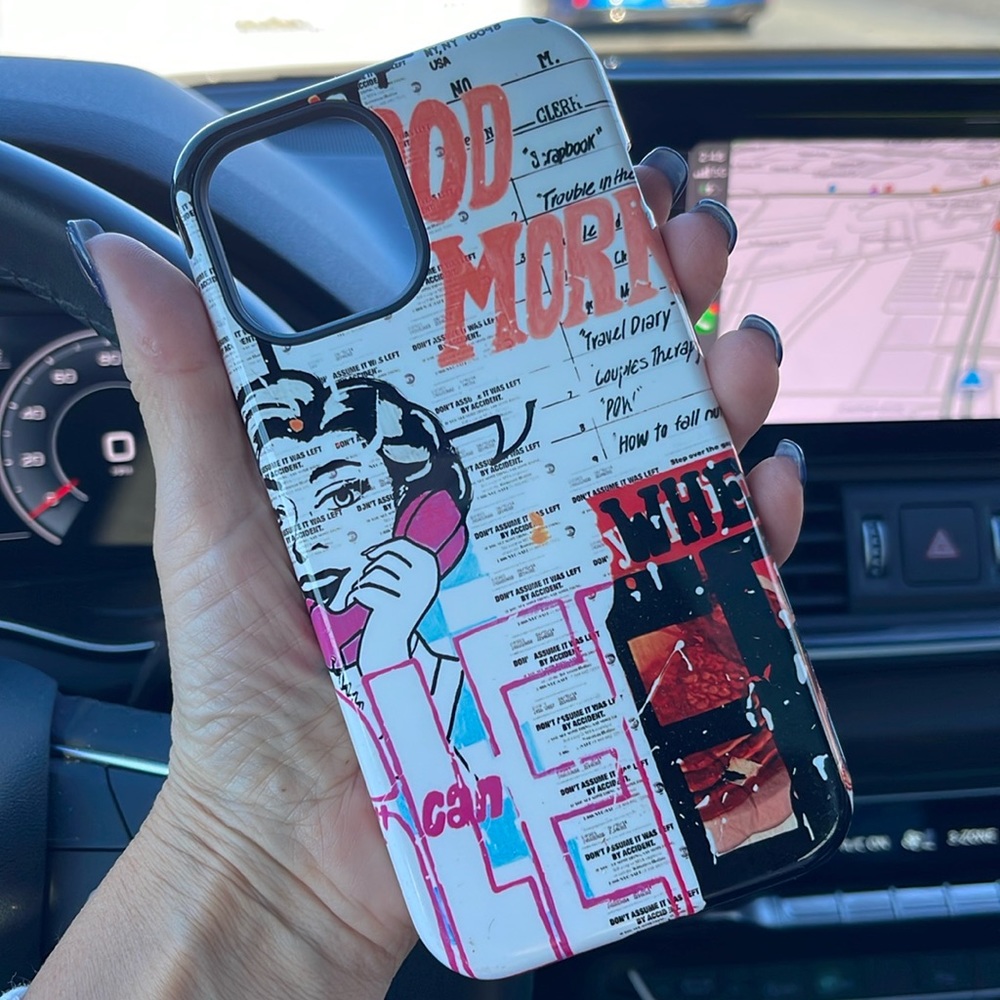 Apple Pop Art Phone Case - Multicolor